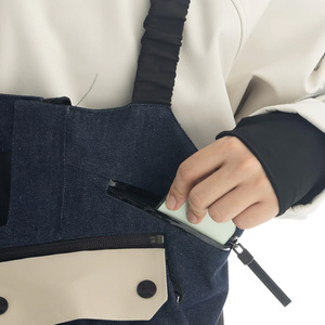 New Arrival Fully Customized Heavy Duty Multi Zippered Chest Pockets And Cargo Side Pockets Bib Waterproof Outdoor Ski <b>Overalls</b> - Product Image 6