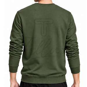 Sudadera de Cuello Redondo de Manga Larga Unisex de Alta Calidad para Hombre con Logotipo Bordado Personalizado, Sudaderas con Capucha de Color Sólido - Product Image 2