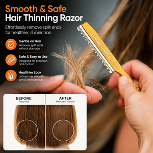 Navaja de Afeitar Recta Vintage Luminex Impex con Mango de Concha de Abulón y Acero al Carbono, Lista para Usar en Barberías y Salones - Product Image 5
