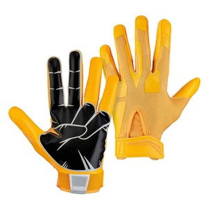 ELIXE SPORTS <b>Full</b> Finger American Football Gloves Breathable Stretch Synthetic Leather Non <b>Slip</b> Hook Loop Closure Adjustable - Product Image 6