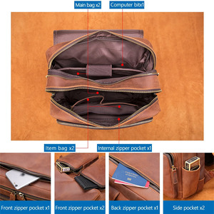 Sac à dos vintage en cuir Saffiano véritable, personnalisable avec logo OEM, pour filles, hommes, femmes, mode, école, voyage, sac à dos en cuir de qualité supérieure - Product Image 1