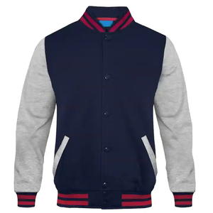 Chaqueta Varsity para Hombre al por Mayor, Personalizada con Impresión y Bordado, Tallas Grandes, Cuello Alto, Resistente al Viento, Transpirable, Estilo Urbano - Product Image 5