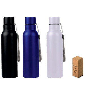 New Design Steel Personalized Water Bottle Carry Strap Durable Leakproof Customized Color <b>Gift</b> <b>Box</b>-Outdoor <b>Gift</b> for Father's Day - Product Image 1