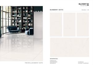 Azulejo de Porcelana Pulido de Lujo 600x1200, Formato Grande, Superficie Brillante, para Paredes y Pisos, Diseño Moderno para Interiores y Exteriores - Product Image 2