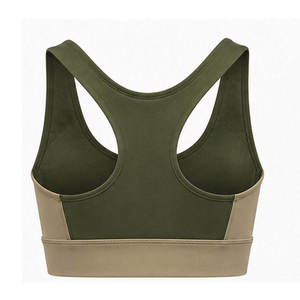 Nouveau soutien-gorge de sport grande taille antichoc à fermeture éclair frontale et bretelles larges, soutien-gorge de fitness et yoga uni push-up - Product Image 2