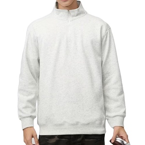 Suéter Deportivo Casual de Manga Larga con Media Cremallera para Hombre, Cuello Redondo, para Entrenamiento de Baloncesto, Estampado Sólido, para Corredores - Product Image 1