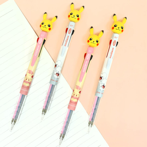 Figura de PVC de Pokemon, Bolígrafo de 3 Colores, 30 Piezas, Papelería Coreana para Niños, Personaje Lindo de Pika, Anime, Venta al por Mayor para la Escuela - Product Image 1