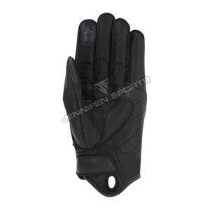 Guantes de Carreras con Pantalla Táctil, Protección Completa para los Dedos, Resistentes al Viento, de Piel de Cabra Perforada, para Motociclismo - Product Image 4