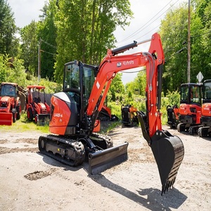 Miniexcavadora Kubota U48 5 Usada con Giro Cero, Miniexcavadora Compacta Hidráulica de Orugas para Trabajos de Precisión - Product Image 4