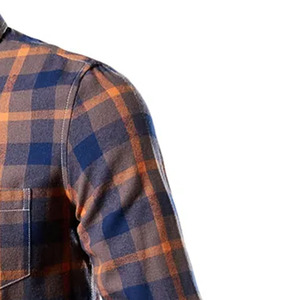 Camisa de Hombre a Cuadros con Botones, Manga Larga, Algodón, Estilo Business, Directo de Fábrica - Product Image 6