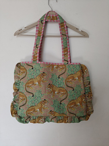 Housse pour ordinateur portable en coton matelassé vert jungle Shree Balajee Garments T-1 avec bretelles de transport, sac de protection - Product Image 6