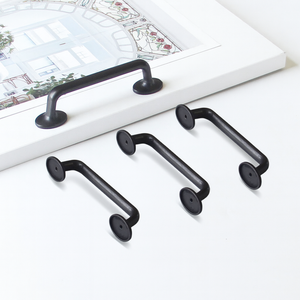 Poignée de tirage en alliage de zinc moderne et durable pour armoire de cuisine, placard, salle de bain, tables de nuit – Noir mat minimaliste - Product Image 3