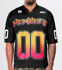 Top Quality American Jersey Custom Sublimation American Football Jersey Floral Print Name on Front and Back Customized Jersey - Product Image 1