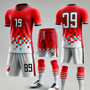 Ropa Deportiva de Fútbol con Cuello en V de Alta Calidad para Hombre, Personalizable, Transpirable, con Impresión de Nombre, Servicio OEM para Equipos de Club, Talla Adulto - Product Image 6