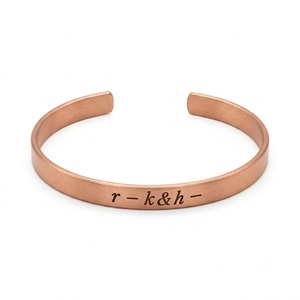 Handcrafted Twisted Tricolor Copper Brass Steel Magnetic <b>Bracelet</b> Wholesale Adjustable Open Cuff Bangle Wellness Jewelry for <b>Men</b> - Product Image 3