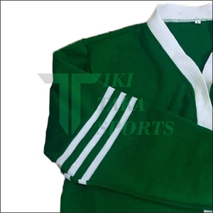 Tiki Taka Sports - Cardigan tendance en laine/nylon respirant à col en V et manches longues, tricoté avec patchwork, nouvelle arrivée, décoration en dentelle - Product Image 3