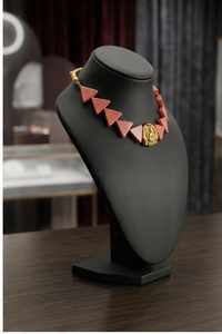 Collar de Metal Geométrico Plateado con Colgante de León en Tono Dorado, Estilo Antiguo, Regalo para Bodas y Fiestas, Joyería de Moda - Product Image 4