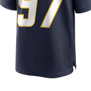 CLOTHING GOLD Jersey de Fútbol Americano Azul Marino, Cuello en V, Manga Corta, Secado Rápido, Transpirable, Poliéster, Nombre del Equipo Personalizado, Unisex - Product Image 4