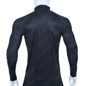 Camiseta Deportiva de Manga Larga para Hombre, Cuello Redondo, Secado Rápido, Transpirable, Cuello Alto con Cierre de 1/4, Estilo Simple para Deportes y Running - Product Image 5