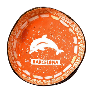 Porte-bijoux éco-chic en coquille de noix de coco laquée - Incrustation de perles en mosaïque - Porte-bijoux durable - Product Image 2