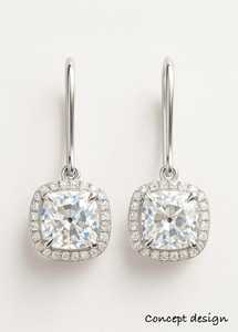Diamant de laboratoire CVD certifié IGI, de 1 à 6 carats, taille coussin, provenance mine ancienne, clarté E VS1, pour bagues, boucles d'oreilles et pendentifs - Product Image 5