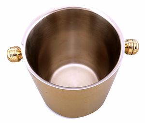 Heavy Duty Double Wall <b>Wine</b> & Champagne Ice Bucket Stainless Steel Beer Bottle Chiller for <b>Bar</b> Hotel Restaurant OEM Wholesale - Product Image 2