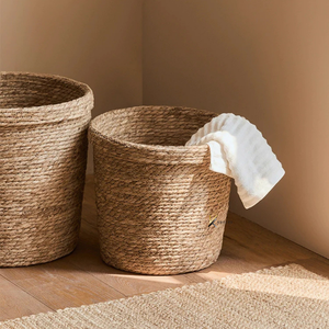 Cestas de Almacenamiento Multifuncionales de Ratán Natural de Vietnam, Calidad de Exportación, Ecológicas, Forma Ovalada, Apilables, con Asa, Precio Bajo - Product Image 6