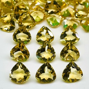 Citrino brasileño natural de 9x9 mm, corte pera, piedra de citrino suelta sin tratar, gemas a precio mayorista, lote a granel para la fabricación de joyas. - Product Image 1