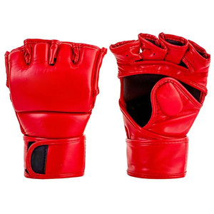 Guantes de MMA Ajustables de Medio Dedo para Hombre y Mujer, Guantes de Boxeo de Cuero para Entrenamiento de Artes Marciales - Product Image 3