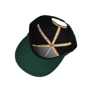 Casquette de golf respirante perforée au laser à 5 panneaux avec cordon personnalisé et bande de couture intérieure pour le voyage et le sport - Product Image 6
