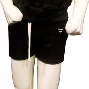 เสื้อฮู้ดผ้าฟลีซคอตตอนคุณภาพสูง 100% ระบายอากาศได้ดี เหมาะสำหรับฤดูหนาว สวมใส่สบาย สีพื้น มีกระเป๋าข้าง เอวยางยืด พร้อมกางเกงขาสั้นเข้าชุด - Product Image 6