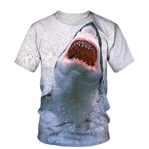 Nouveau T-shirt personnalisé imprimé pour homme, col épais, 100% coton, T-shirts épais, col montant uni, coupe ample pour homme - Product Image 3