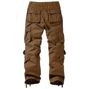 Pantalon Cargo Décontracté Homme Grande Taille Léger Respirant Écologique Séchage Rapide Coupe Droite 100% Coton Lavé pour Usage Extérieur - Product Image 4