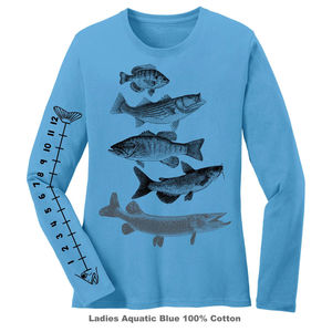 T-shirts de pêche décontractés unisexes sur mesure, séchage rapide, respirants, en coton/fibre de bambou, impression numérique, tricotés, UPF 50 - Product Image 1
