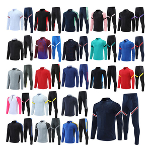 Ensemble de survêtement de football teint en pièce de haute qualité pour l'automne, respirant, pour l'entraînement et le jogging, avec logo personnalisé, léger, pour hommes - Product Image 6