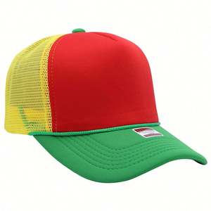 Gorra de béisbol de malla con esponja y cuerda, de alta calidad, para verano, ocio al aire libre, protección solar, estilo camionero - Product Image 4