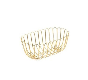 Panier à fruits en fer élégant et personnalisable, bol à fruits en fil métallique pour comptoir de cuisine, table à manger, organisateur de rangement décoratif - Product Image 6