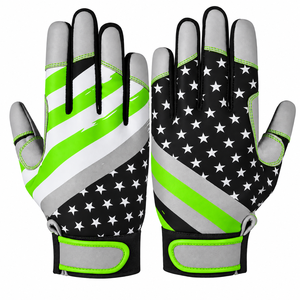 Gants de frappe en cuir SINEWY SPORTS, design drapeau américain, main droite, unisexe adulte, fermeture auto-agrippante, respirants, pour l'entraînement - Product Image 4