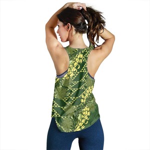 Custom Women's Floral Pattern Tank <b>Top</b> Scoop Neck Breathable Knitted Polyester Casual Style Digital Printing OEM Service - Product Image 4