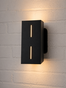 Lumetal T3420 Outdoor Wall <b>Light</b> Black & White Rectangular Aluminum LED 3000K Warm White 10W <b>Waterproof</b> Modern Design - Product Image 6