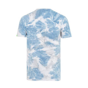 T-shirt Homme Nouvelle Collection Été Tendance Marque Tie-Dye 100% Coton Tricoté Écologique Couleur Unie Manches Courtes Coupe Classique Vente en Gros - Product Image 2
