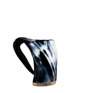 GUIDE TASSE À CORNE À BOIRE AVEC POIGNÉE POUR LA BIÈRE Café au Prix de gros Viking Tasses à café à boire à - Product Image 2