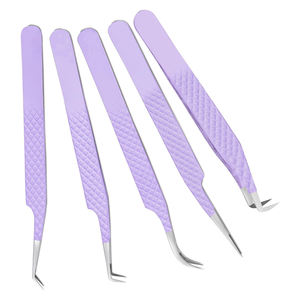 Stainless Steel Eco Friendly Premium Lash <b>Extension</b> Tweezers for Eyelash Enhancements Eyelash <b>Extension</b> - Product Image 5