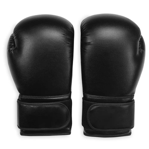 Gants de boxe durables avec sangle de poignet réglable en cuir PU pour débutants, entraînement professionnel, équipement de sparring - Product Image 1