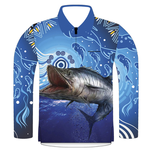 Vêtements de pêche personnalisés avec logo OEM, maillot de pêche à manches longues de performance - Product Image 1