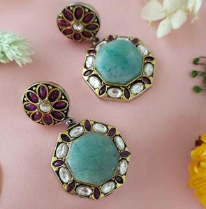 Atractivos Pendientes de Moissanita Chapados en Oro de Latón de Alta Calidad para Mujer, Estilo Nocturno, para Fiestas, a la Moda - Product Image 3