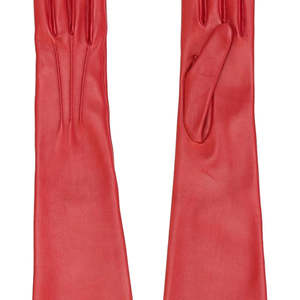 Guantes de cuero de vaca para mujer, guantes térmicos cálidos con forro térmico para invierno, guantes elegantes para conducir al aire libre con pantalla táctil, ajuste delgado, a la moda para mujer - Product Image 3
