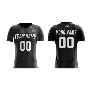 เสื้อฟุตบอลดีไซน์ล่าสุด ผลิตจากโรงงาน สำหรับฝึกซ้อม สีพื้น ผ้าโพลีเอสเตอร์ 100% ชื่อผู้เล่นด้านหน้า แห้งเร็ว พร้อมปักชื่อ/หมายเลข - Product Image 5