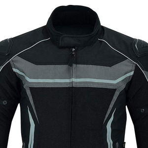 Chaqueta de Motocicleta para Hombre, Transpirable, Cortavientos, de Secado Rápido, Manga Larga, Diseño con Bloques de Color, Protección CE, para Todas las Estaciones - Product Image 4