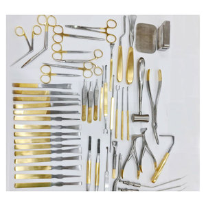 Instruments chirurgicaux de haute qualité en acier inoxydable plaqué or certifiés CE pour la rhinoplastie majeure - Product Image 2